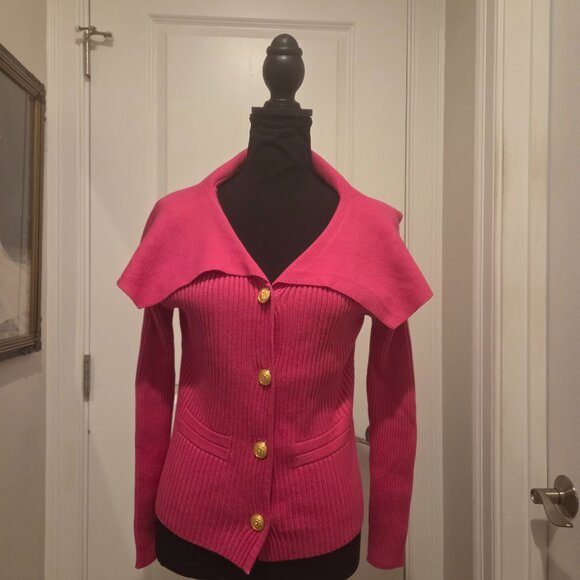 Shein Women's Gorgeous Cardigan Button-Up Sweater Size 7/8 - Picture 4 of 5